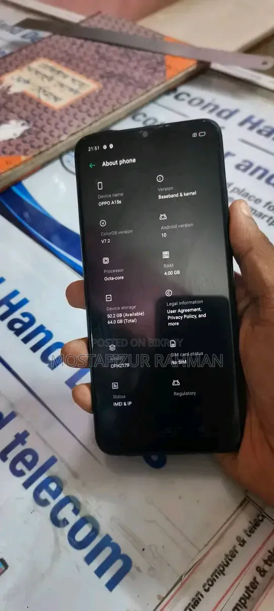 Oppo A15s 64 GB Blue