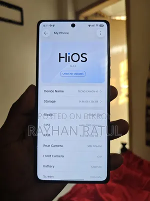 Tecno Camon 40 256 GB Silver