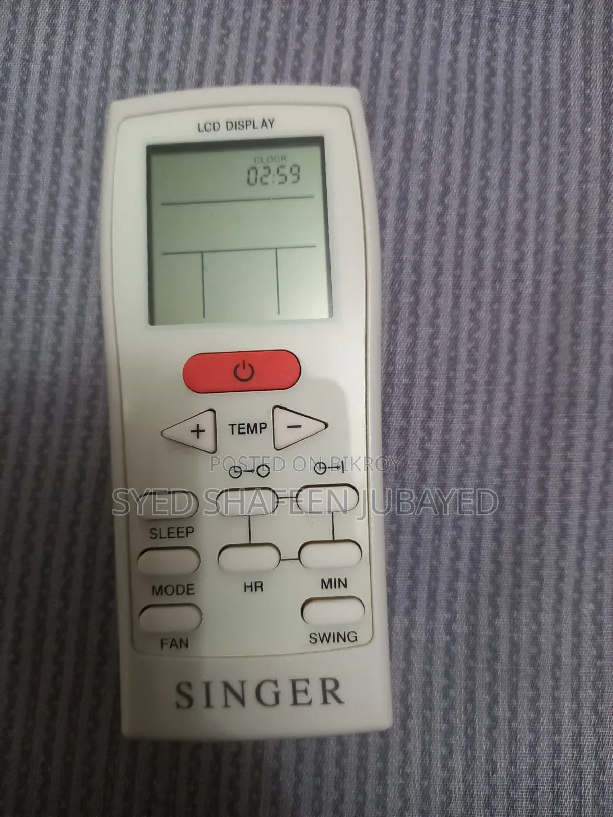 সিঙ্গার এসি বিক্রয় হবে
