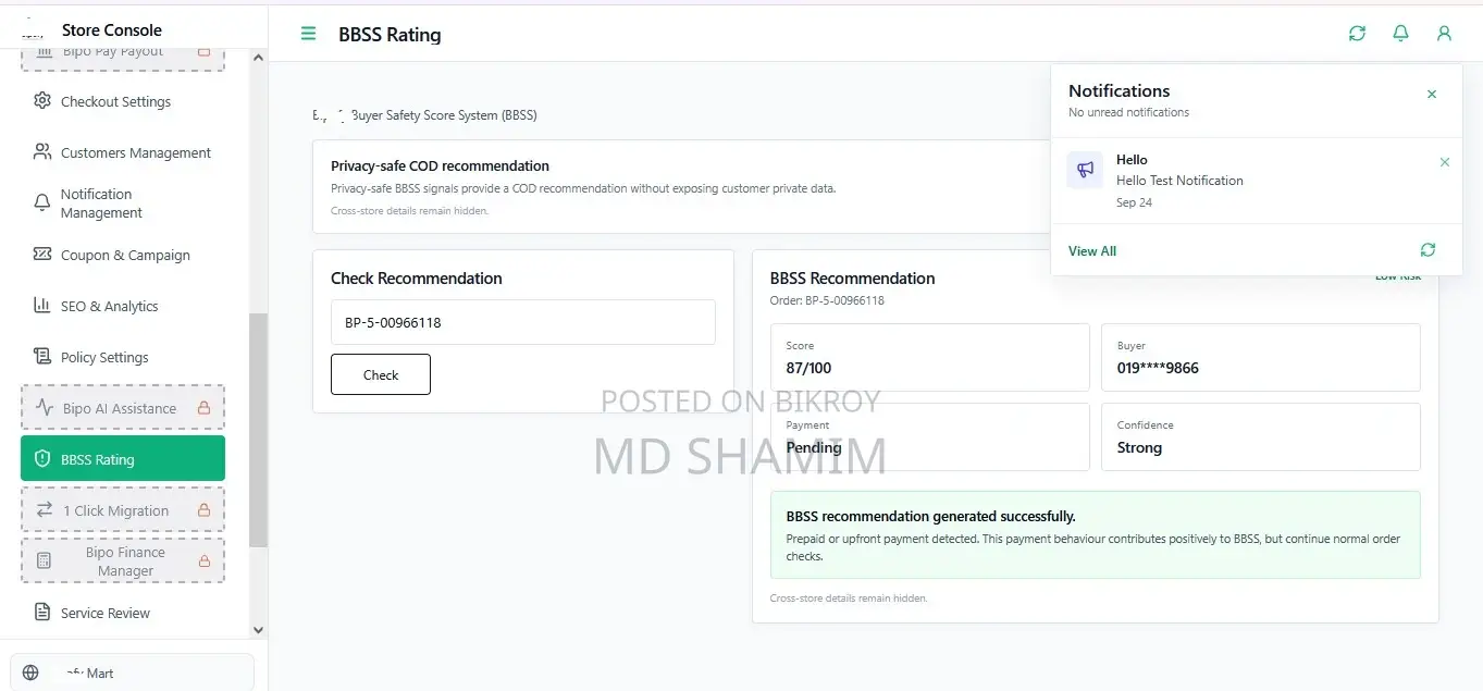 Fully Running eCommerce SaaS Platform for Sale