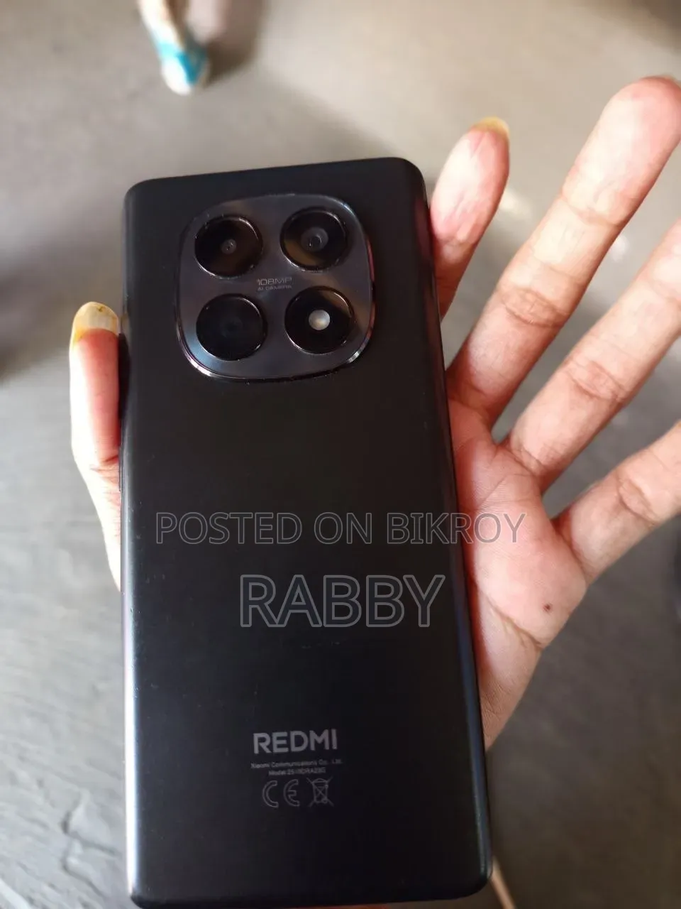 নতুন জিয়াওমি রেডমি নোট ১৫ ২৫৬ জিবি ব্ল্যাক