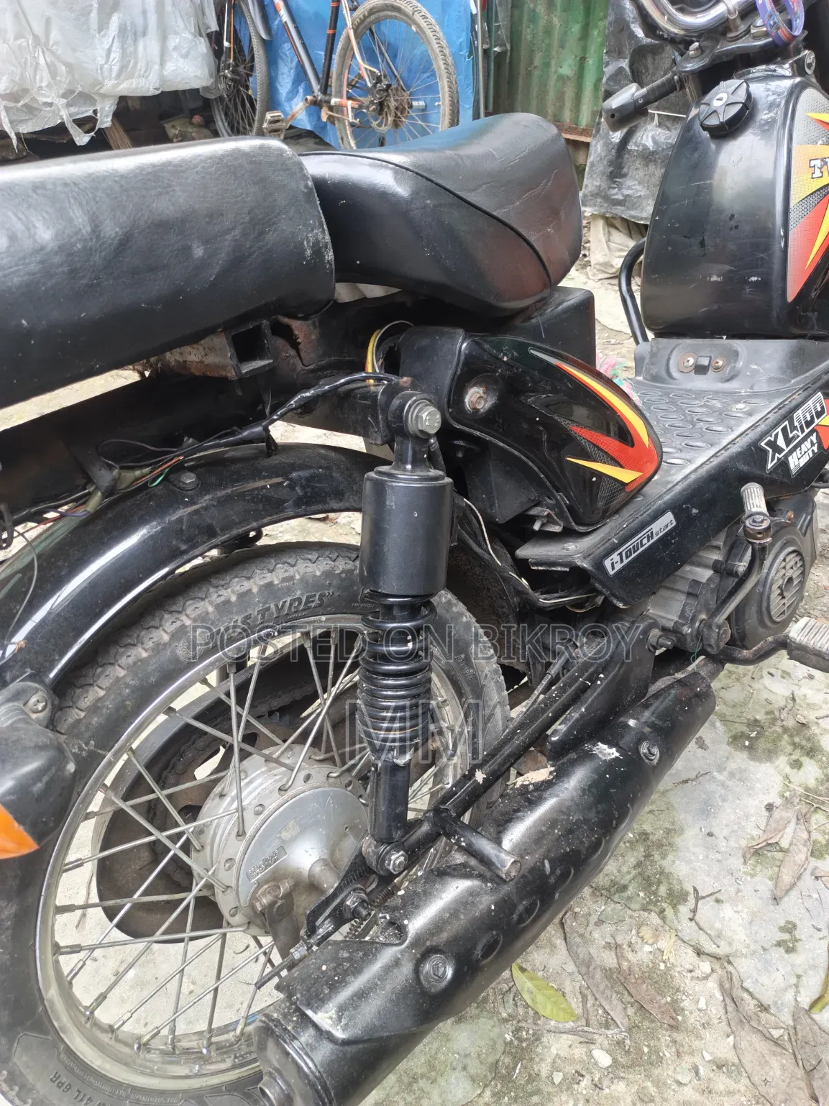 TVS XL 100 2020 Black