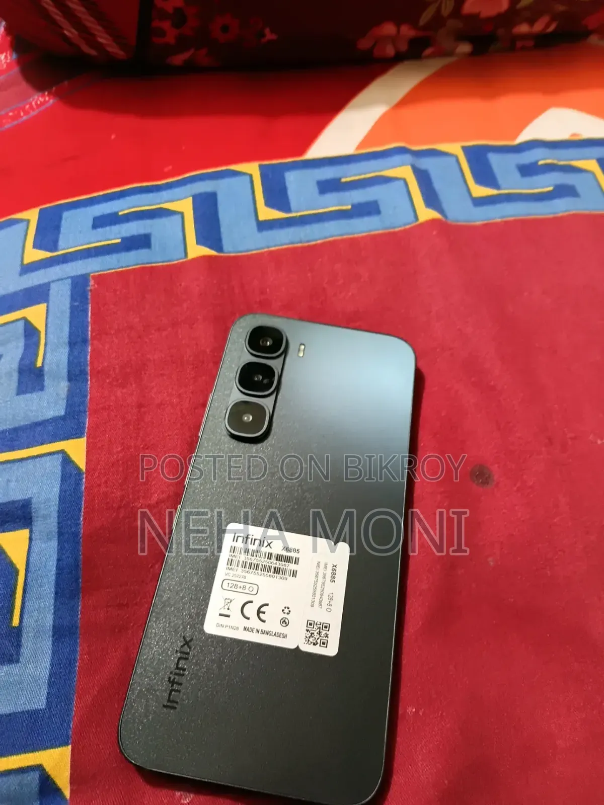 ইনফিনিক্স হট ৬০ প্রো ১২৮ জিবি ব্ল্যাক