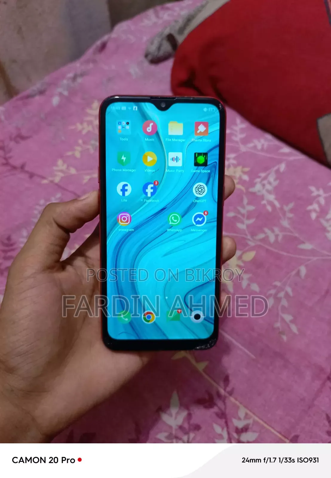 Oppo A1k 32 GB Red