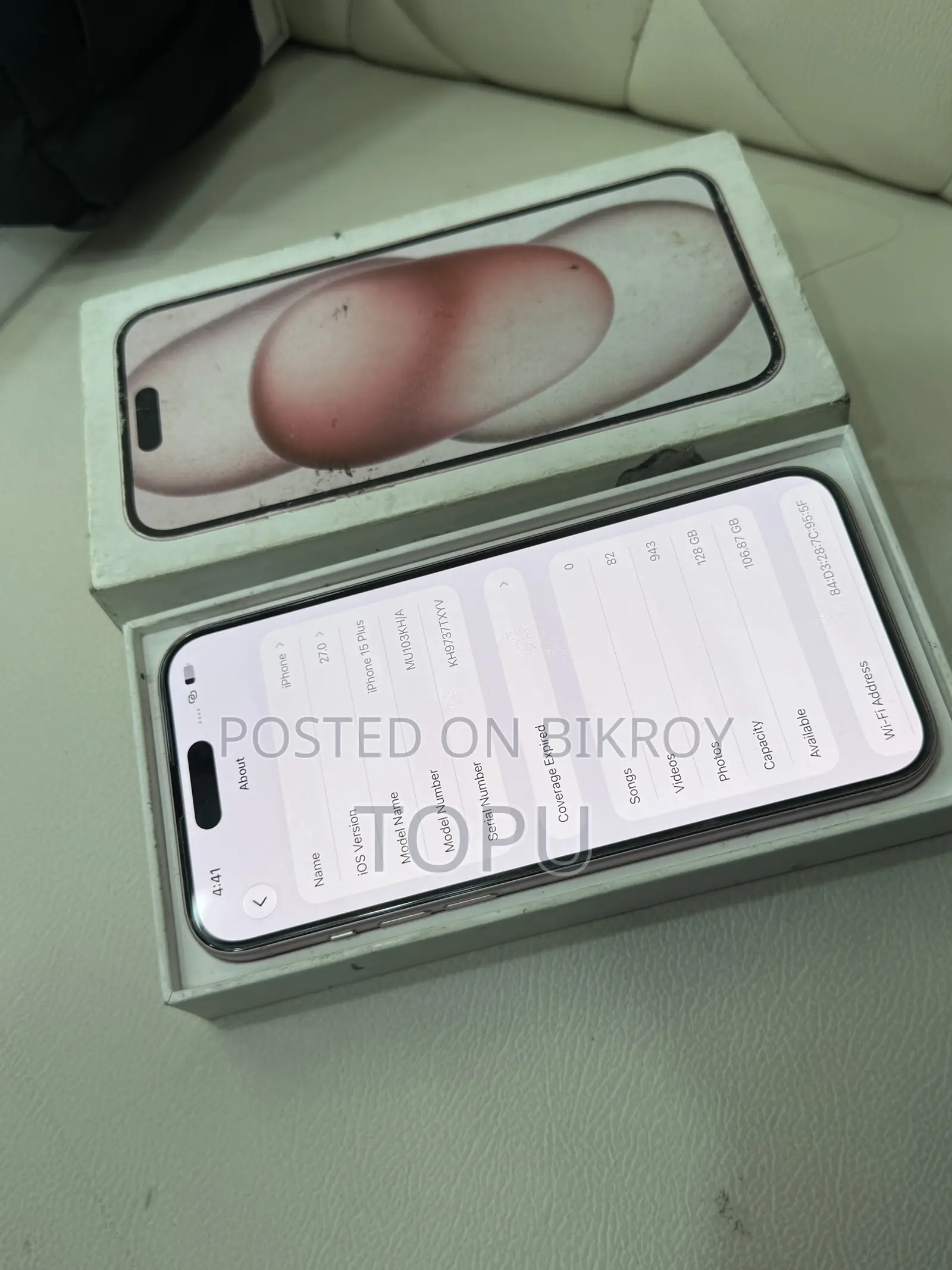 Apple iPhone 15 Plus 128 GB Pink
