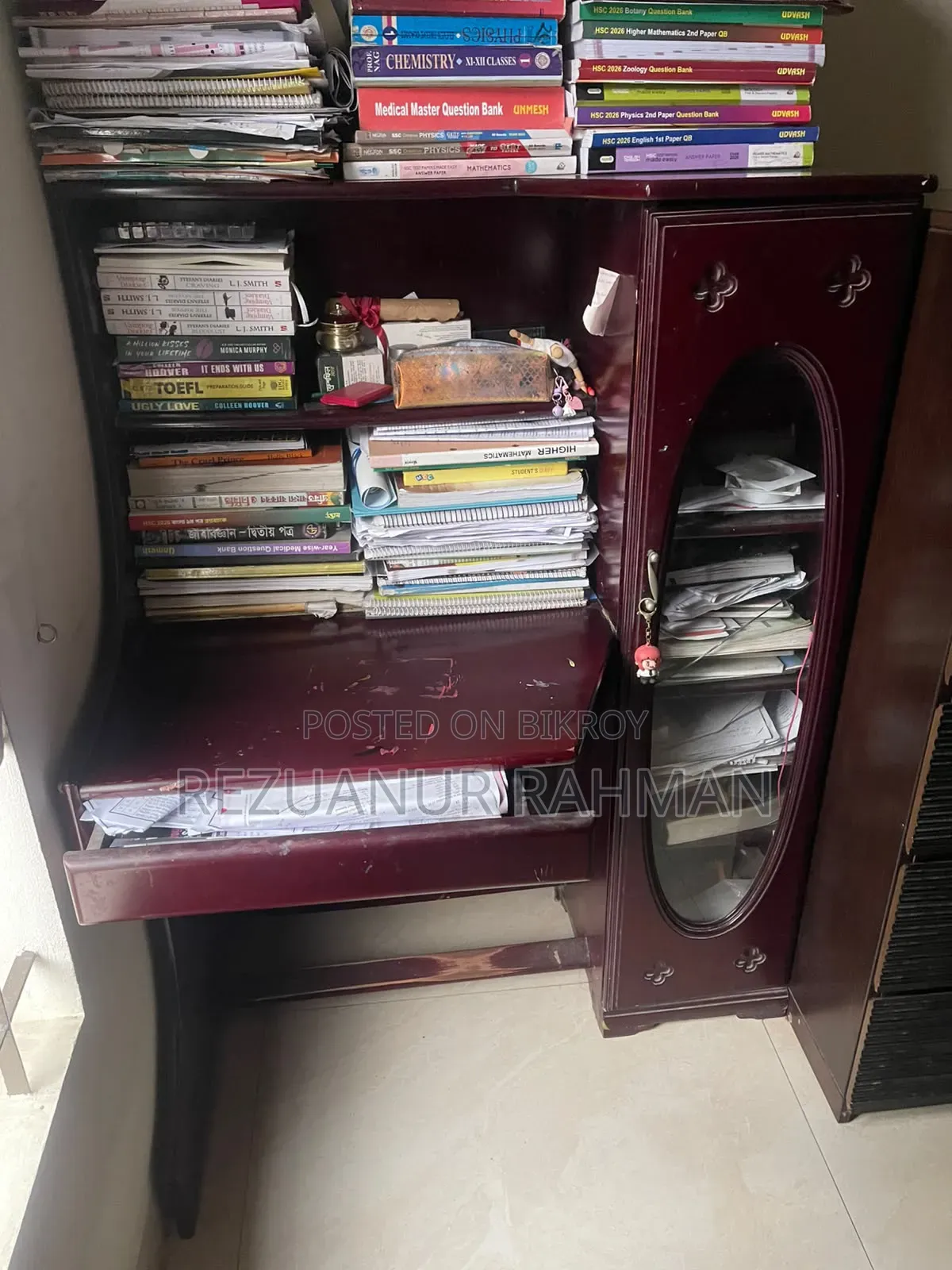 Segun Kather Reading Table With Chair