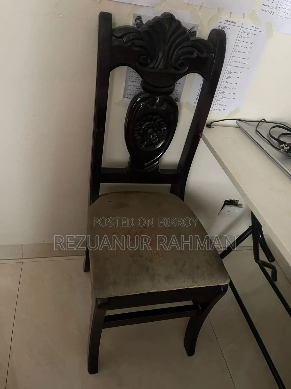 Segun Kather Reading Table With Chair