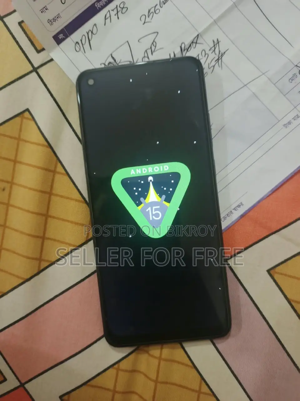 অপো এ৭৮ ৪জি ২৫৬ জিবি ব্ল্যাক