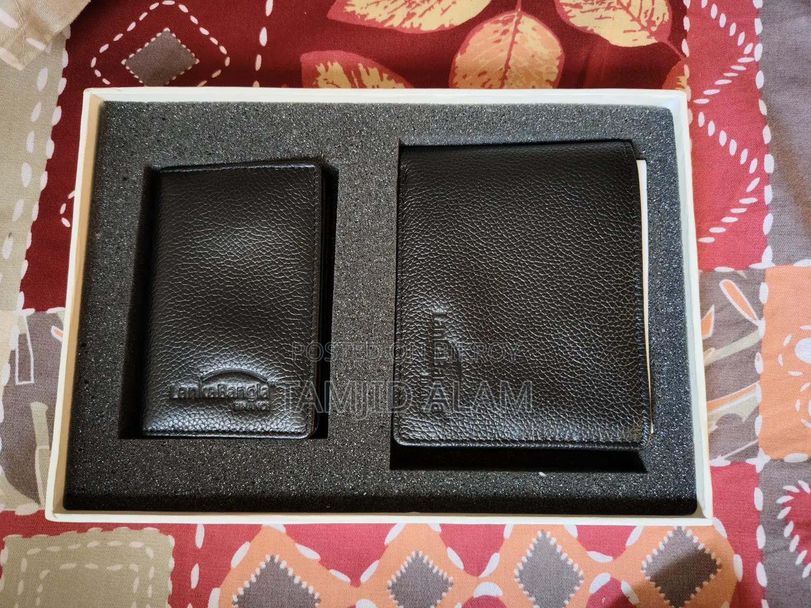 LankaBangla Finance Gift Box Set (Genuine Leather Wallet+Card Holder)