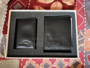 LankaBangla Finance Gift Box Set (Genuine Leather Wallet+Card Holder)