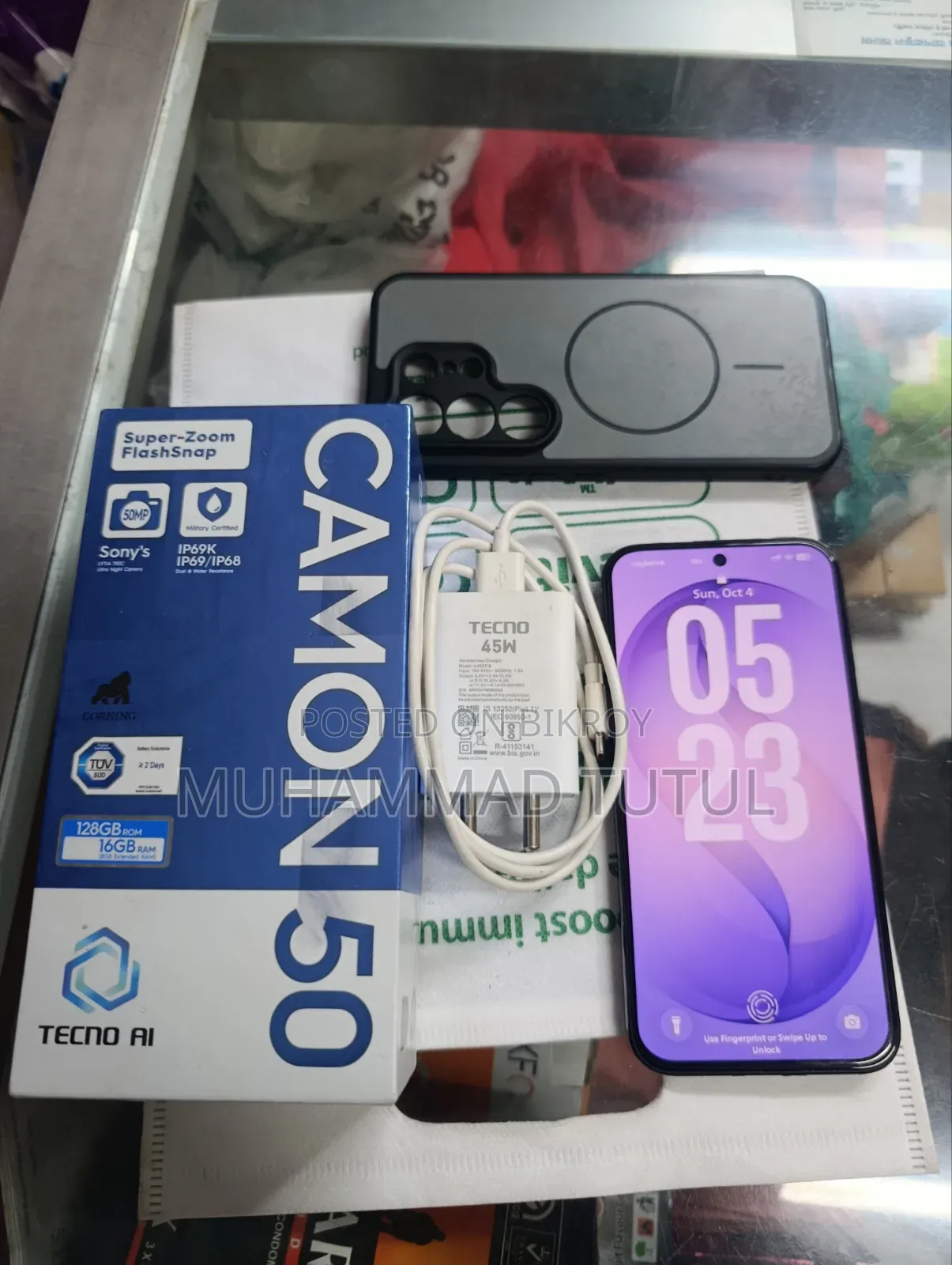 Tecno Camon 50 256 GB Black