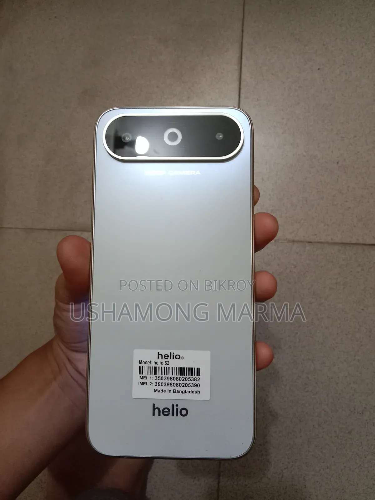 New Helio 128 GB Silver