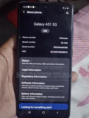 Samsung Galaxy A51 5G 128 GB Black