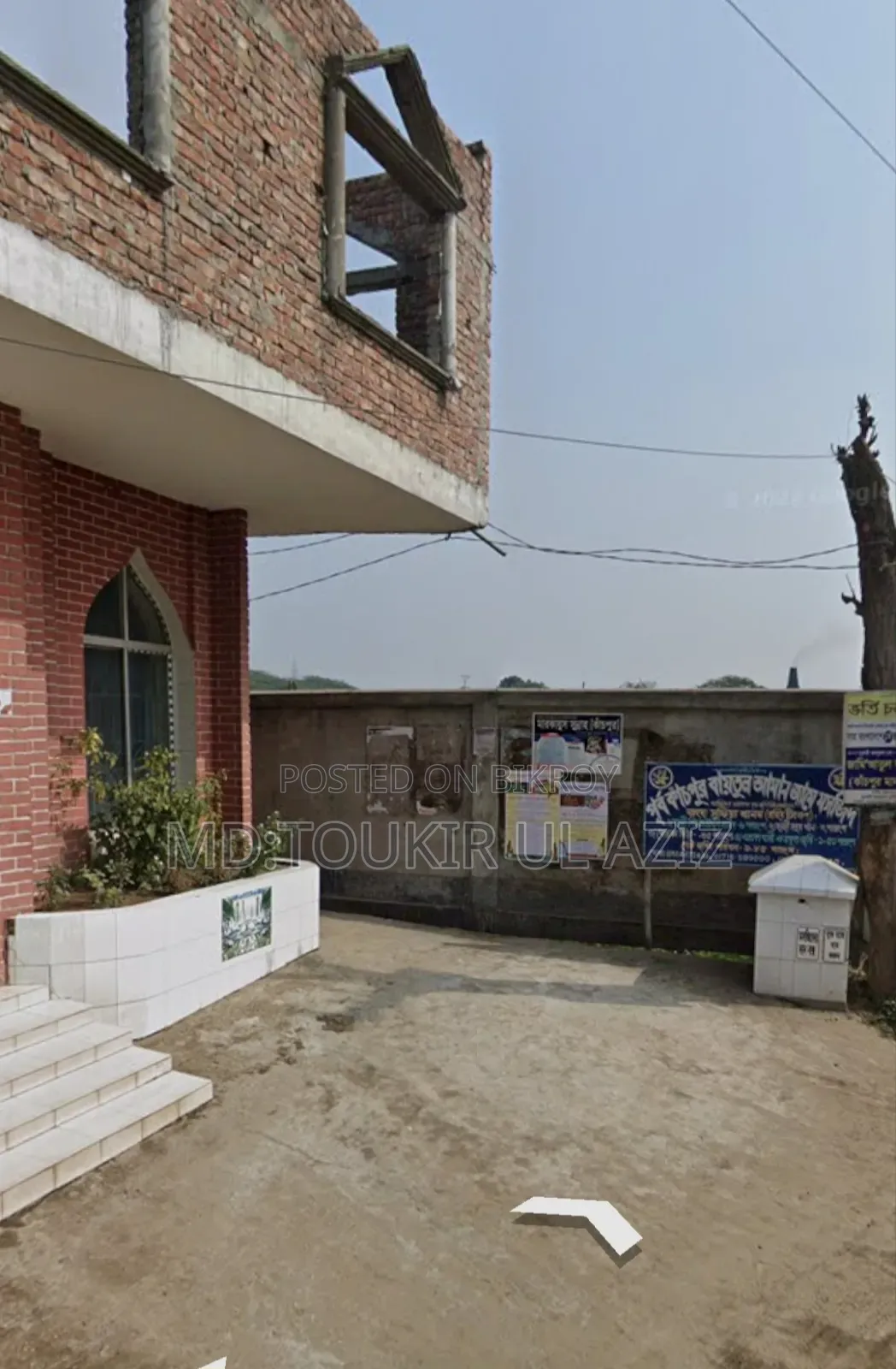 Clear land for sale right behind Purba Kanchpur Baitul Aman Mosque