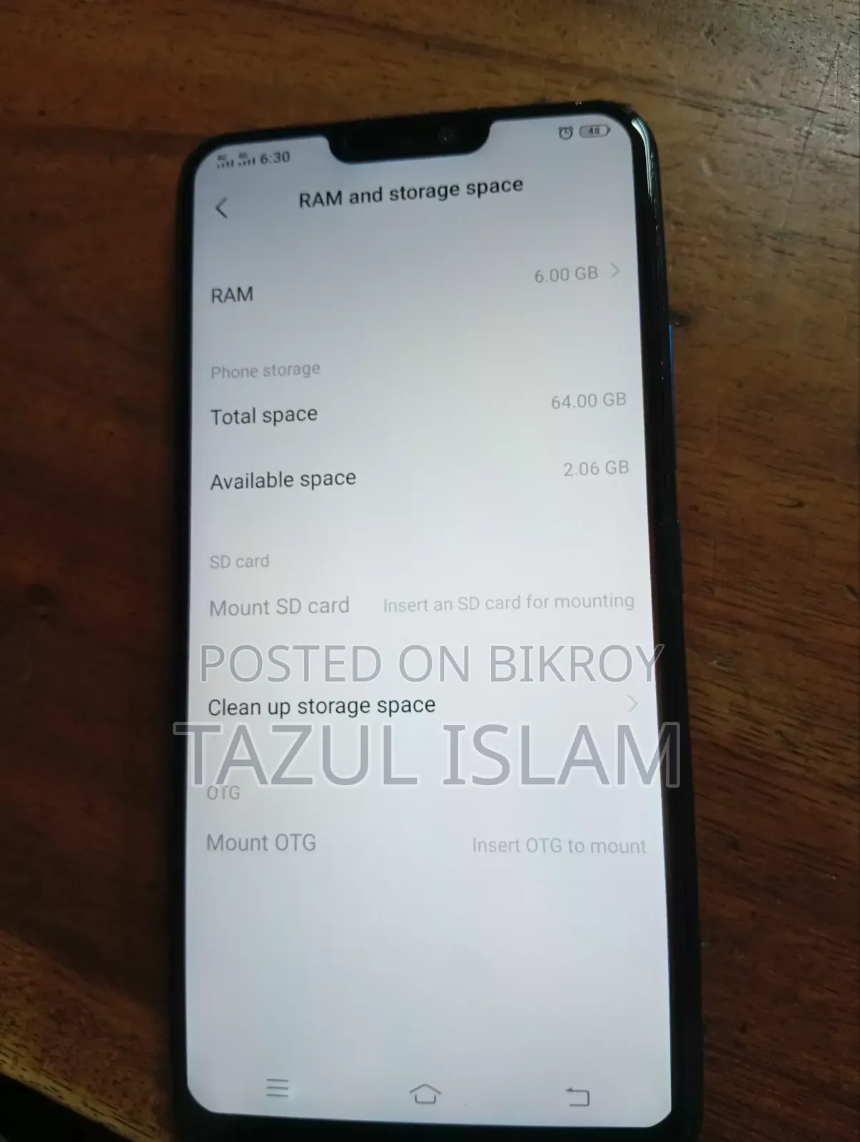 Vivo V9 64 GB Blue