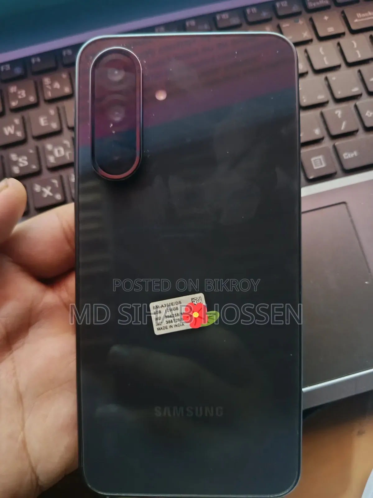 স্যামসাং গ্যালাক্সি এ৩৬ ২৫৬ জিবি ব্ল্যাক