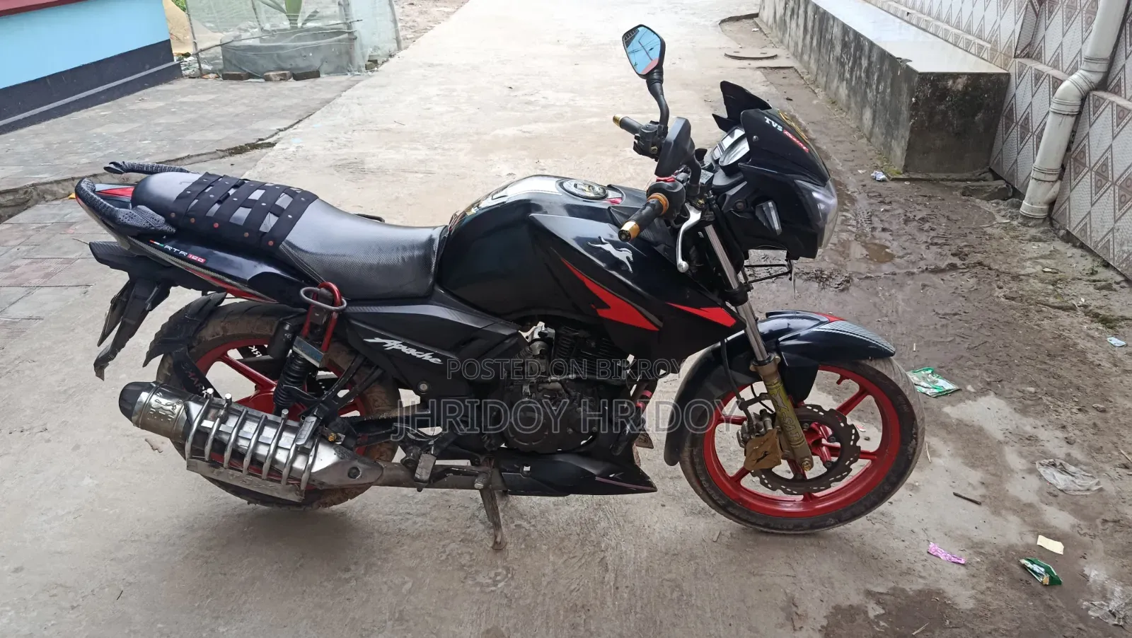 TVS Apache RTR 160 2V 2017 Black