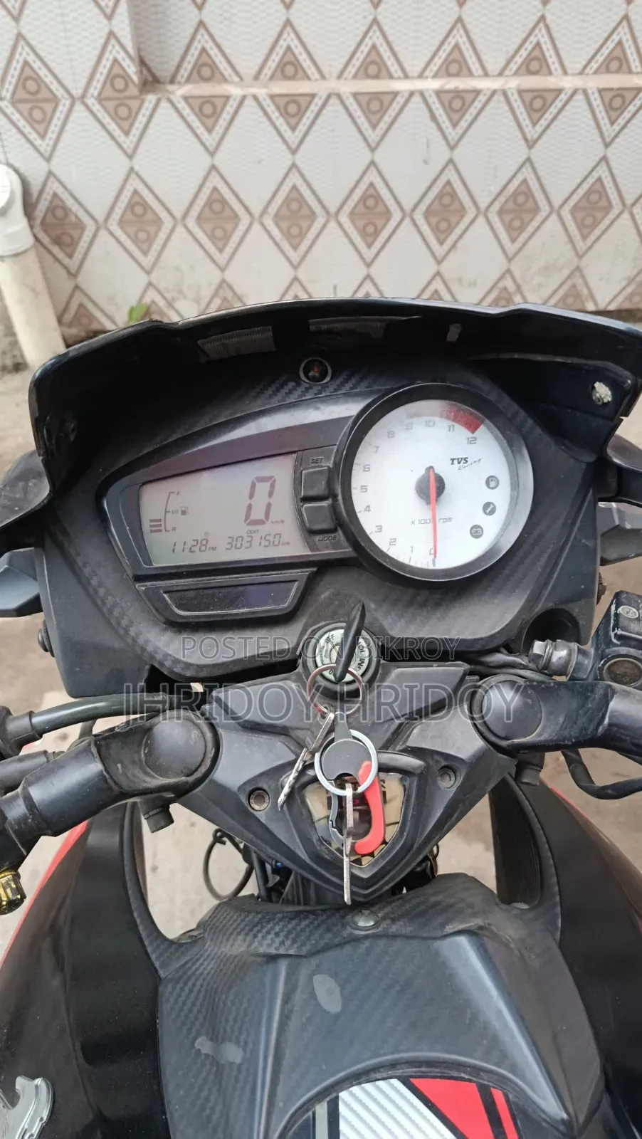 TVS Apache RTR 160 2V 2017 Black