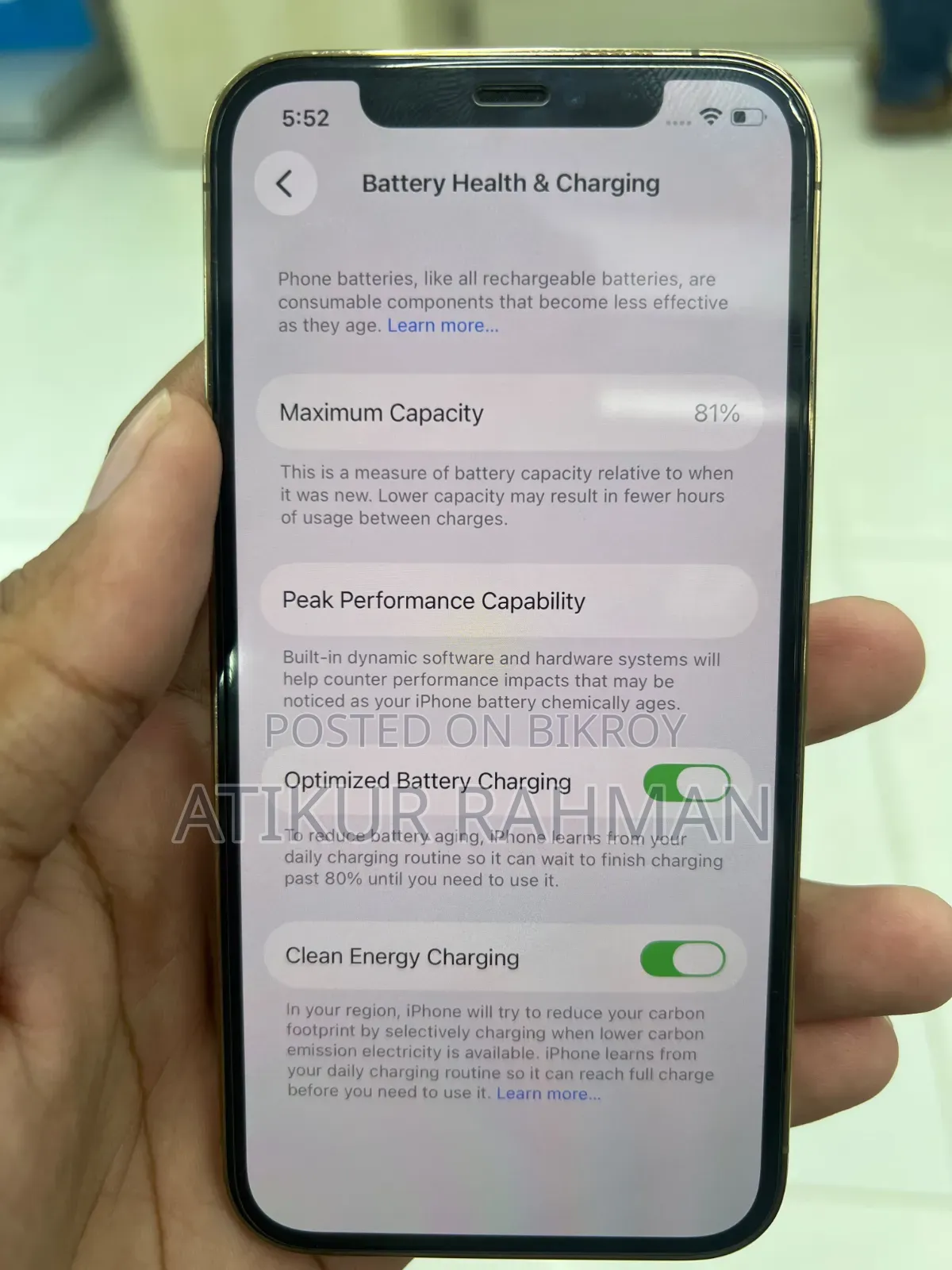 অ্যাপল আইফোন ১২ প্রো ১২৮ জিবি গোল্ড