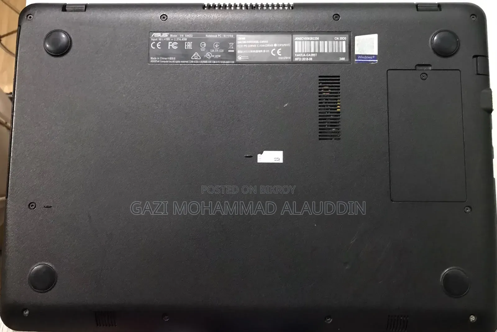 Laptop Asus Vivobook 14 8GB Intel Core i3 SSD 128GB