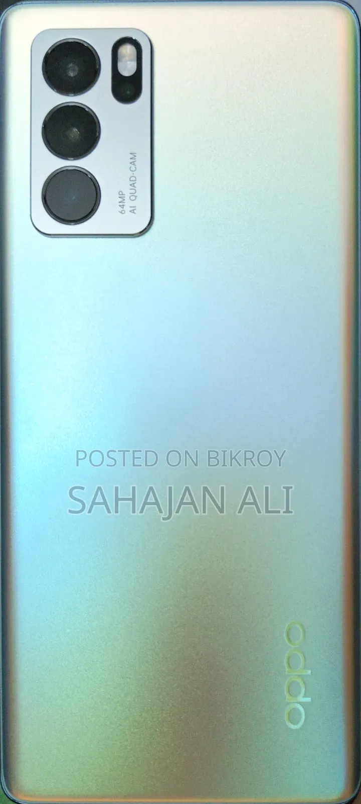 অপ্পো রেনো ৬ প্রো প্লাস ৫জি ২৫৬ জিবি সিলভার