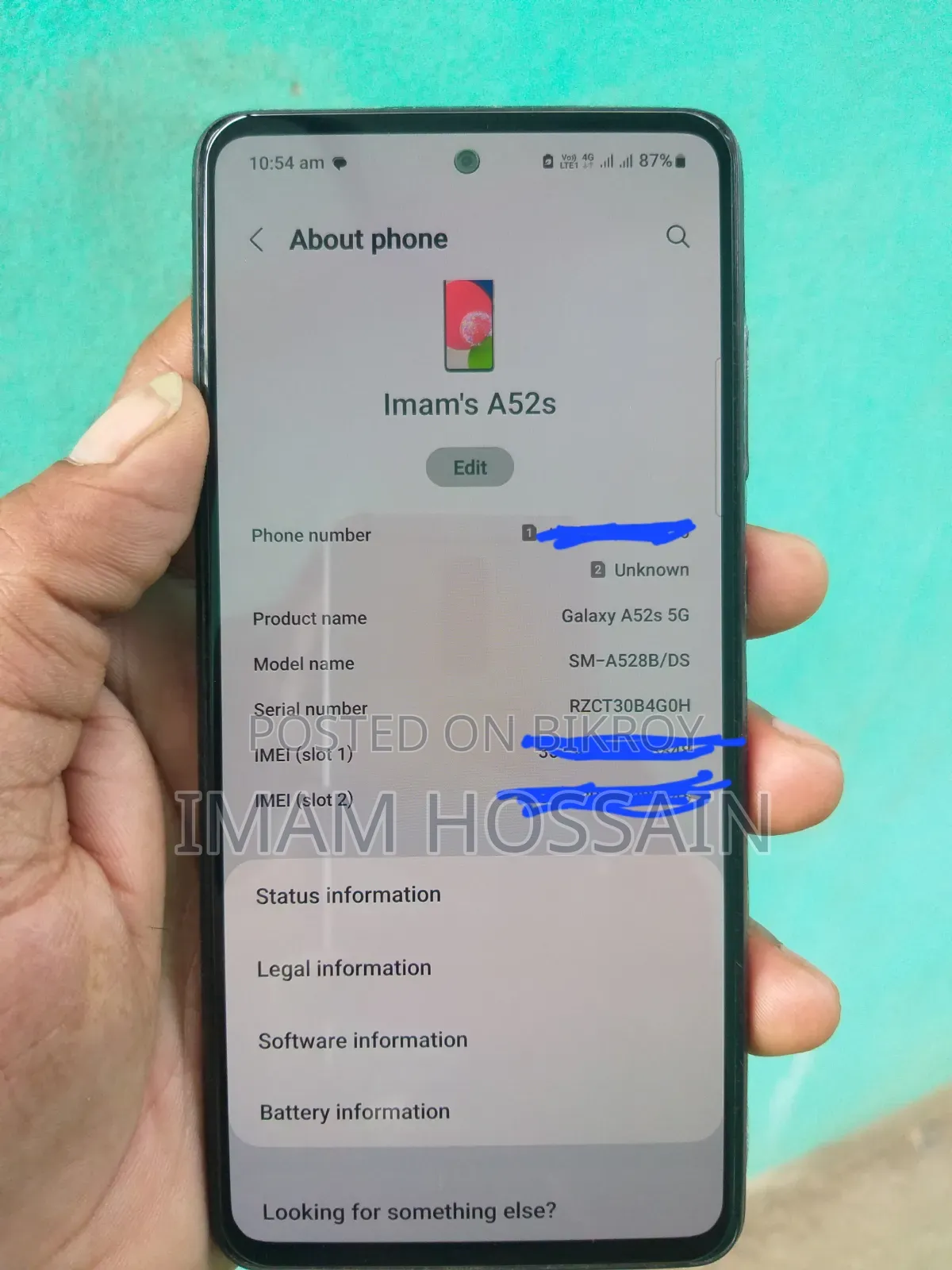 Samsung Galaxy A52 5G 128 GB Black