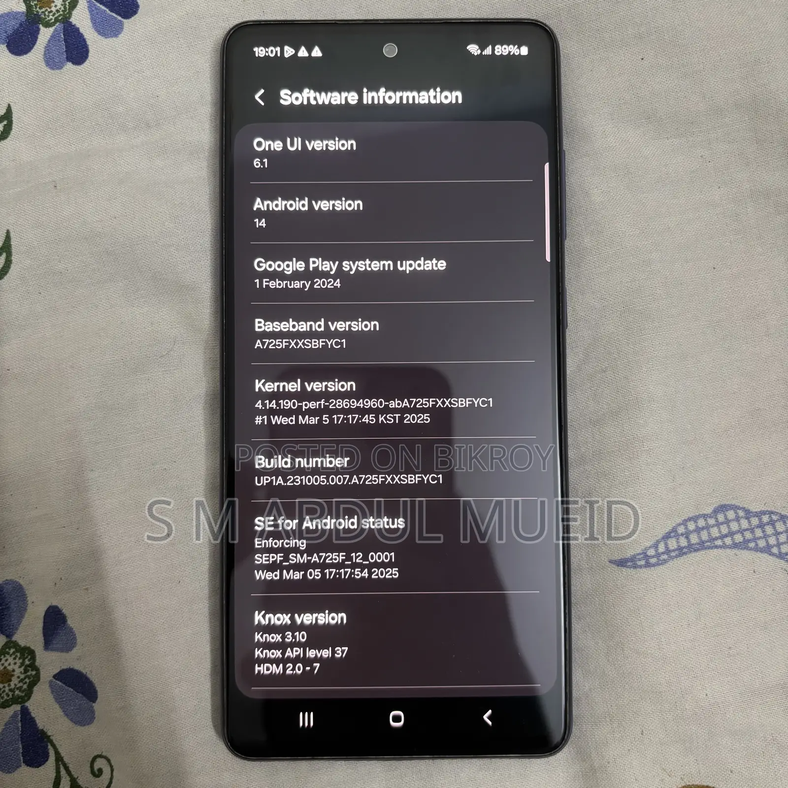Samsung Galaxy A72 256 GB Purple