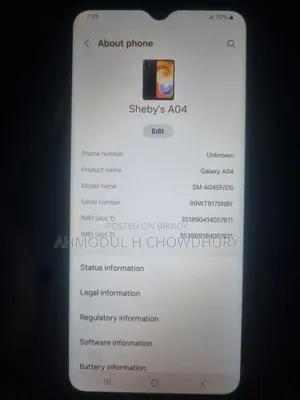 Samsung Galaxy A04e 32 GB Black