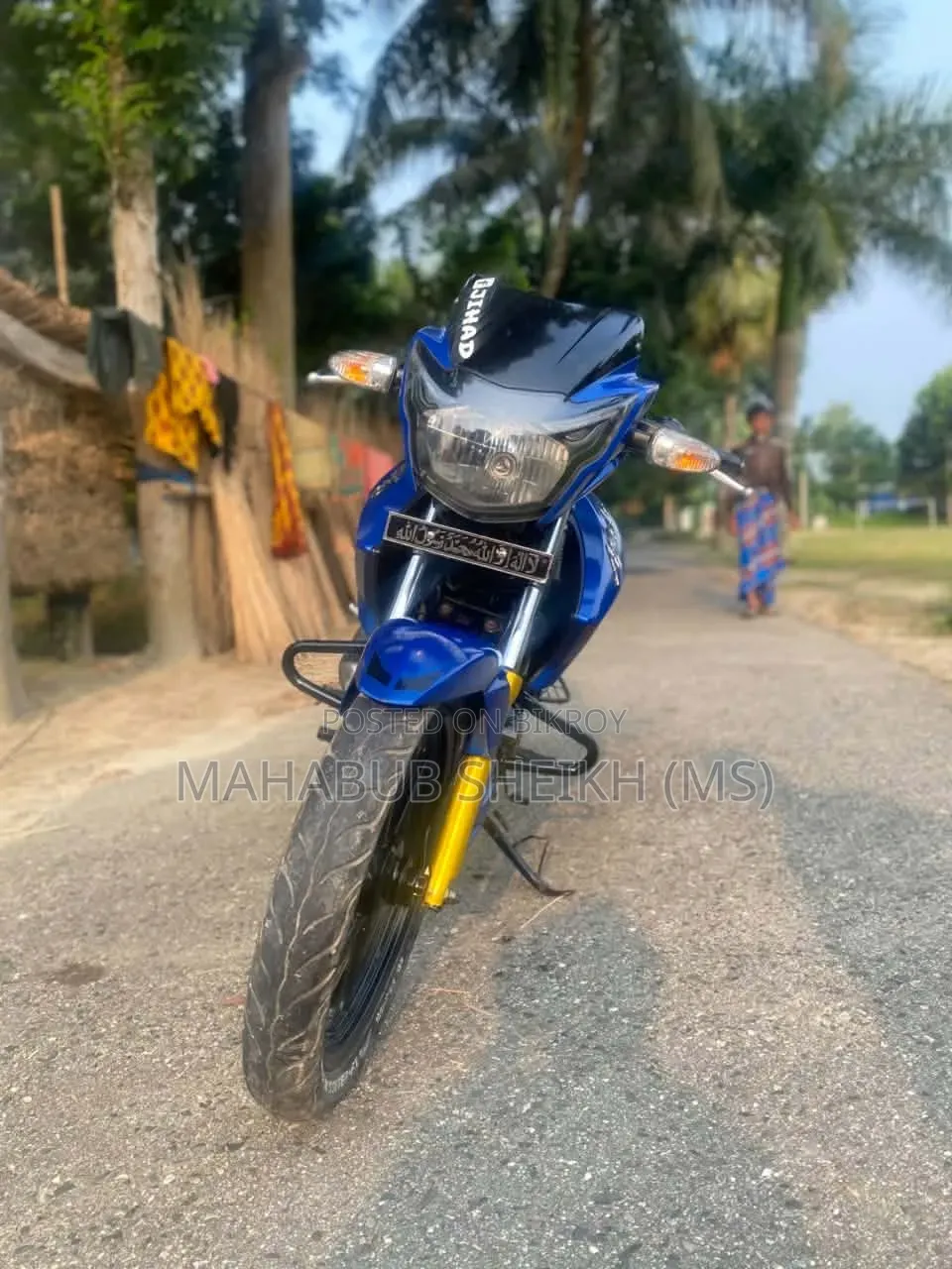TVS Apache RTR 160 2V 2017 Blue