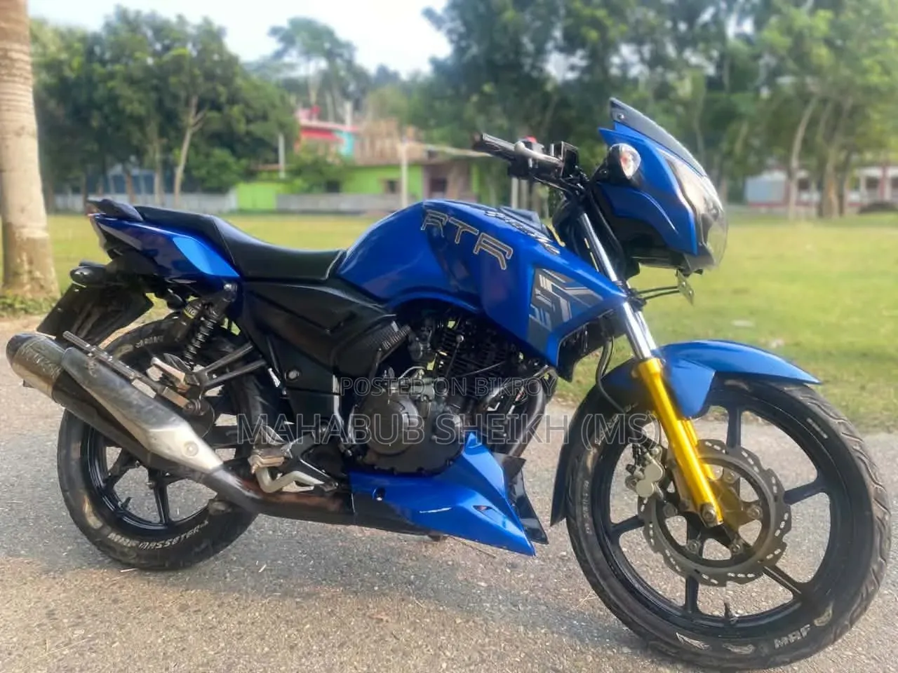 TVS Apache RTR 160 2V 2017 Blue