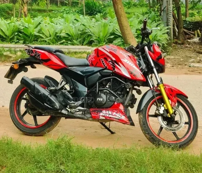 টিভিএস আপাচে আরটিআর ১৬০ ৪ভি ২০১৯ রেড