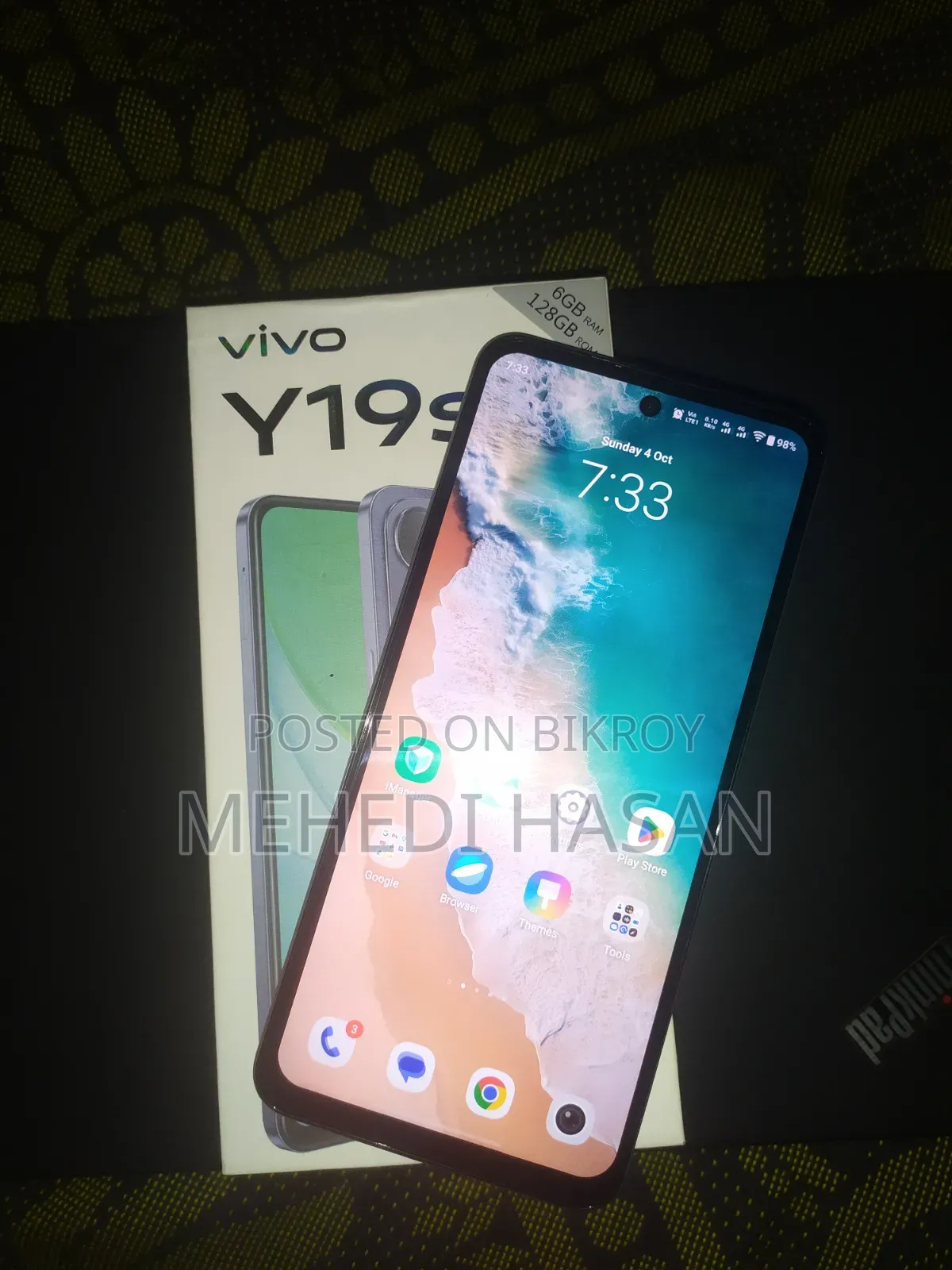 Vivo Y19s Pro 128 GB Silver