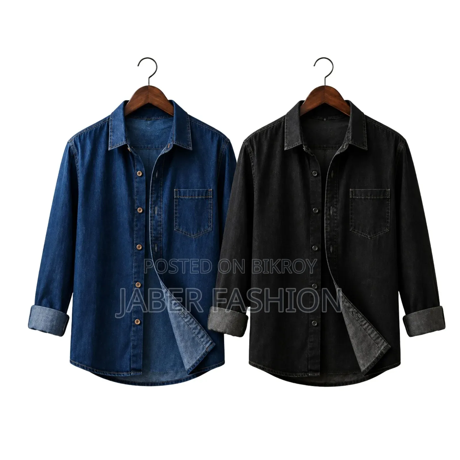 2-Piece Exclusive Denim Shirt Combo Offer!