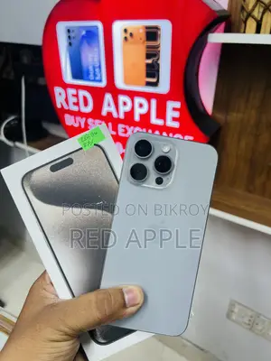 অ্যাপল আইফোন ১৫ প্রো ম্যাক্স ২৫৬ জিবি সিলভার