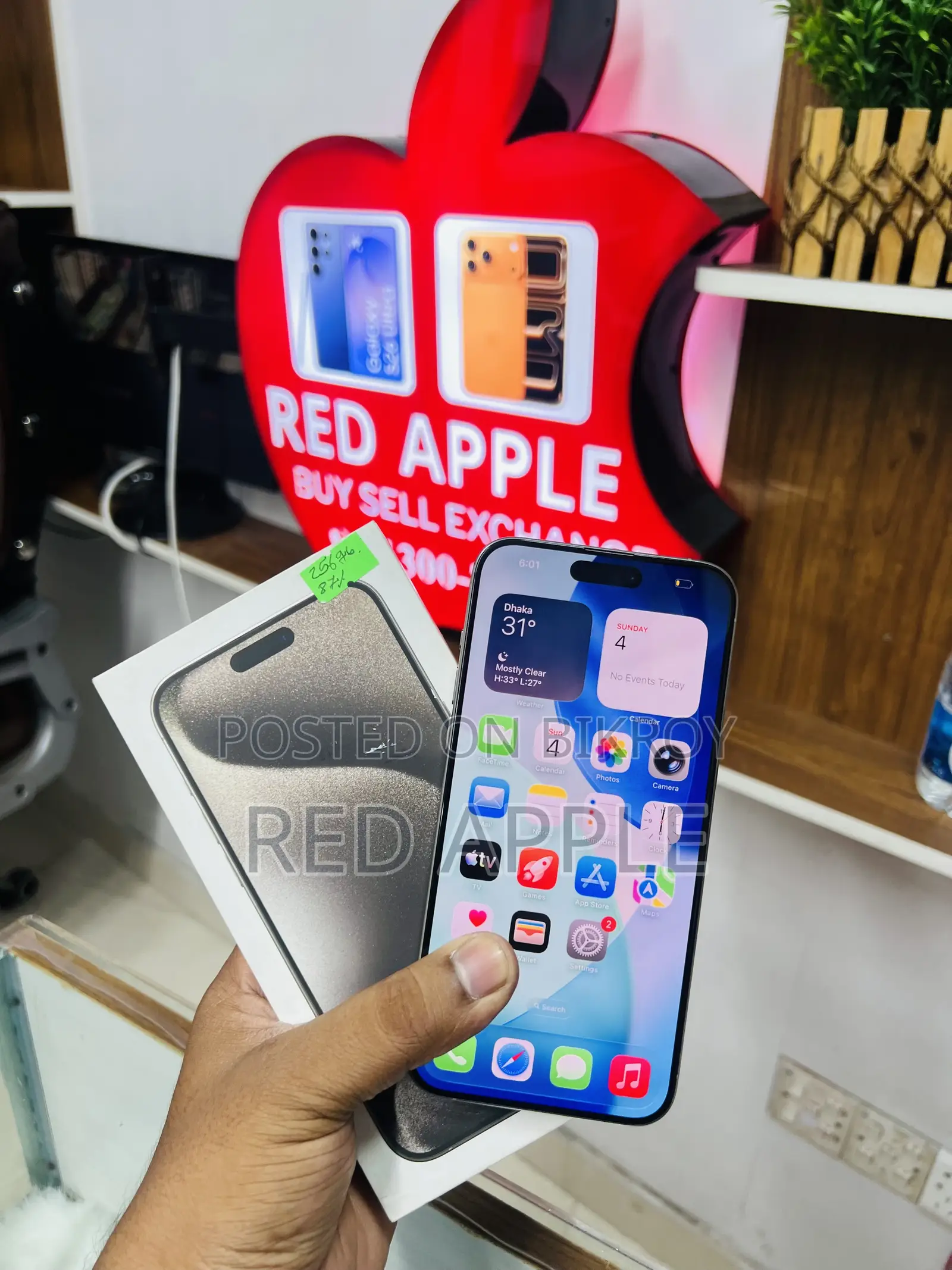 Apple iPhone 15 Pro Max 256 GB Silver