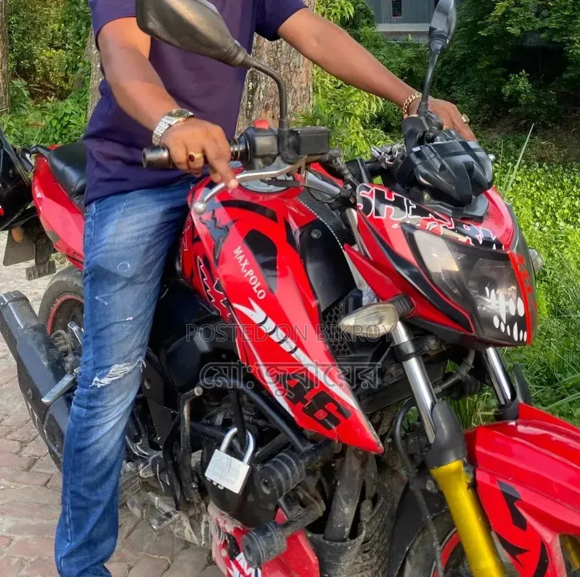 টিভিএস আপাচে আরটিআর ১৬০ ৪ভি ২০১৯ রেড