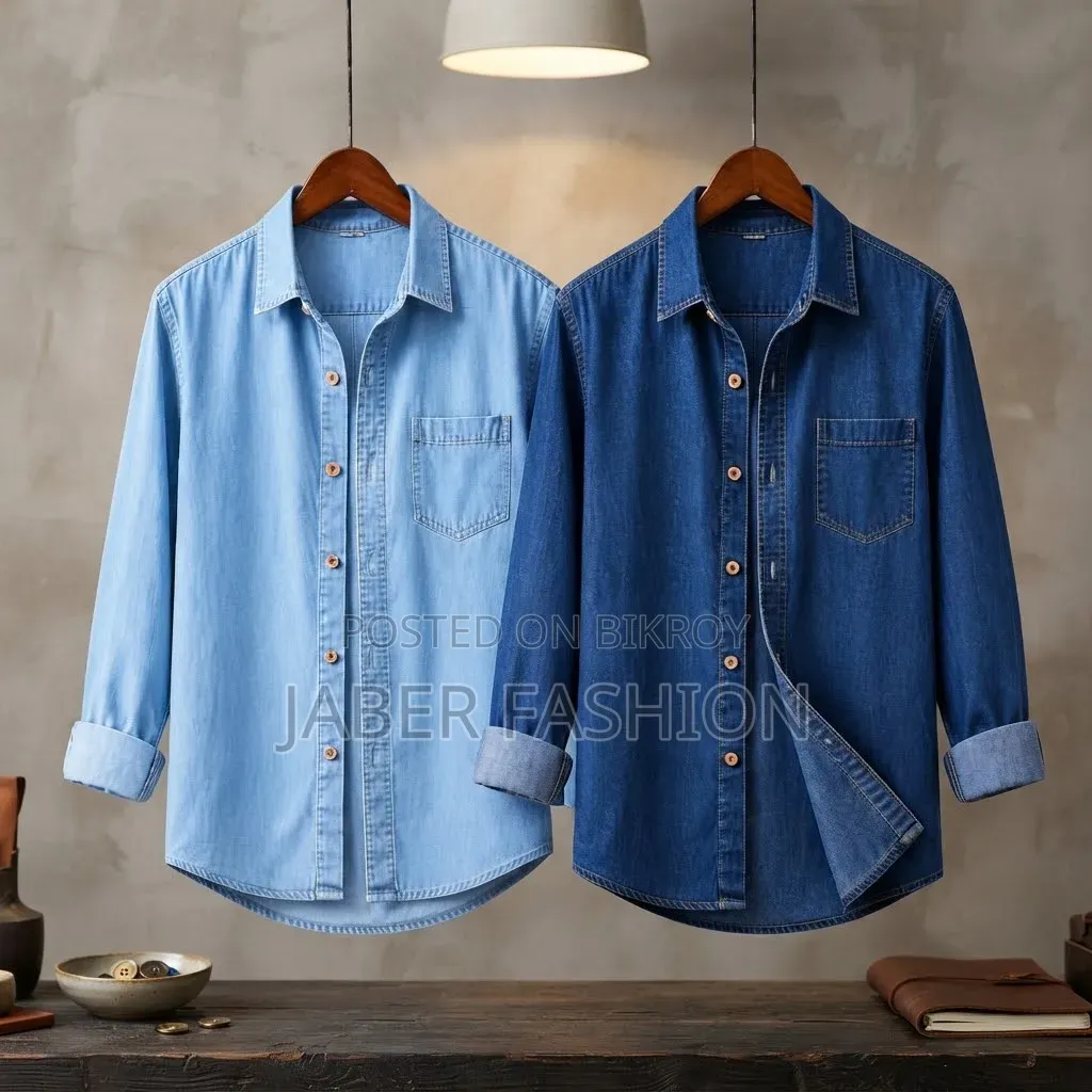 2-Piece Exclusive Denim Shirt Combo Offer!