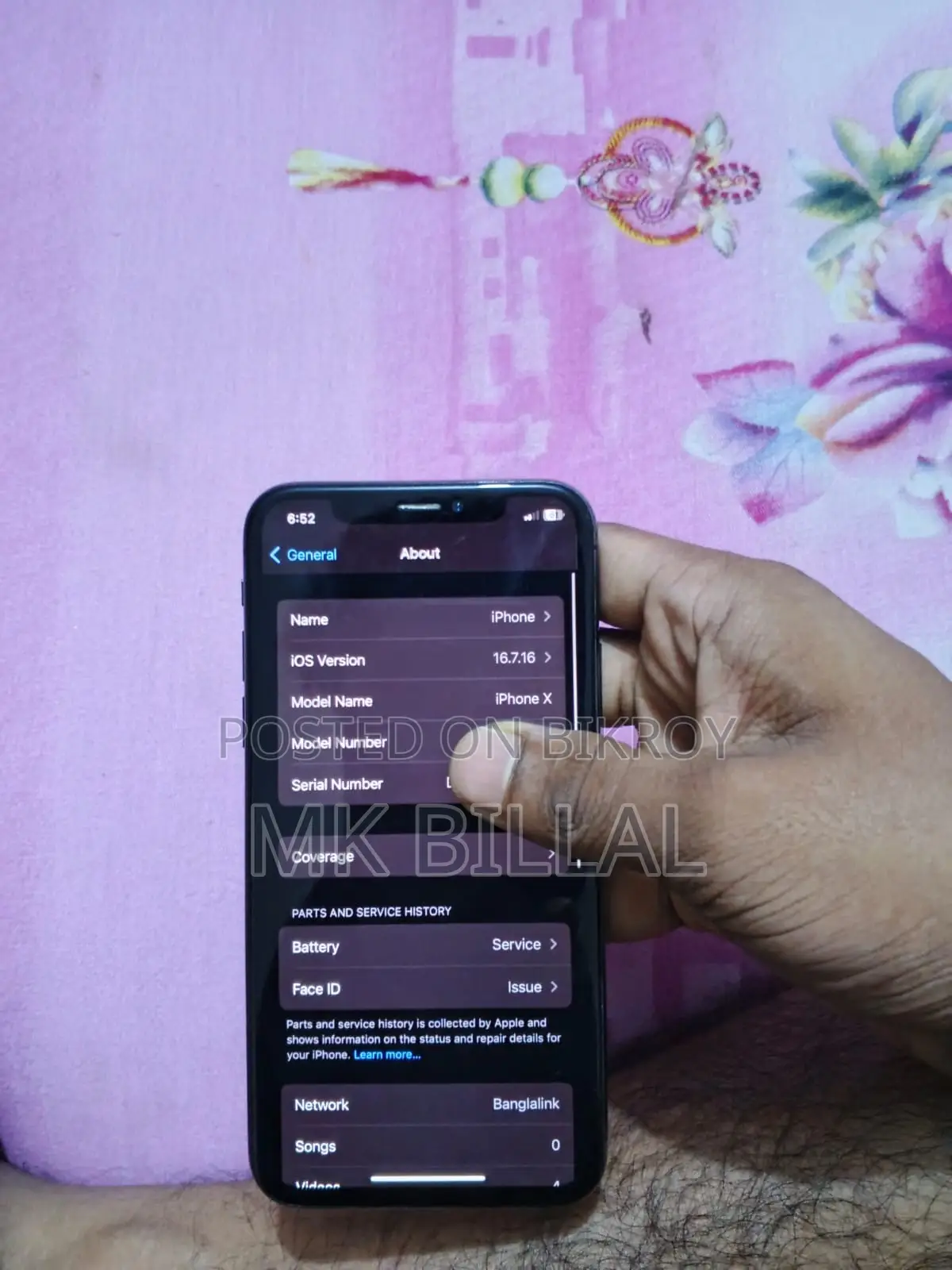 Apple iPhone X 64 GB Black