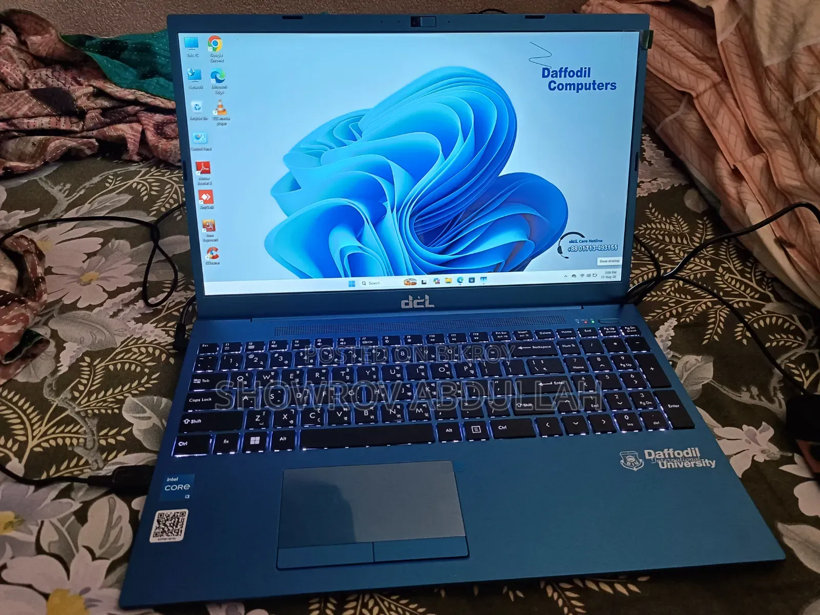 New Laptop 8GB Intel Core i3 SSD 512GB