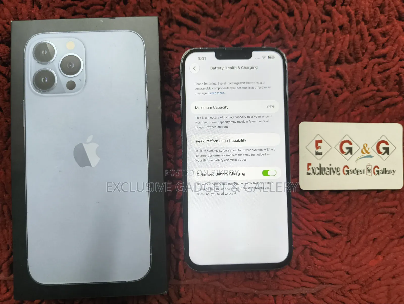 অ্যাপল আইফোন ১৩ প্রো ম্যাক্স ২৫৬ জিবি নীল