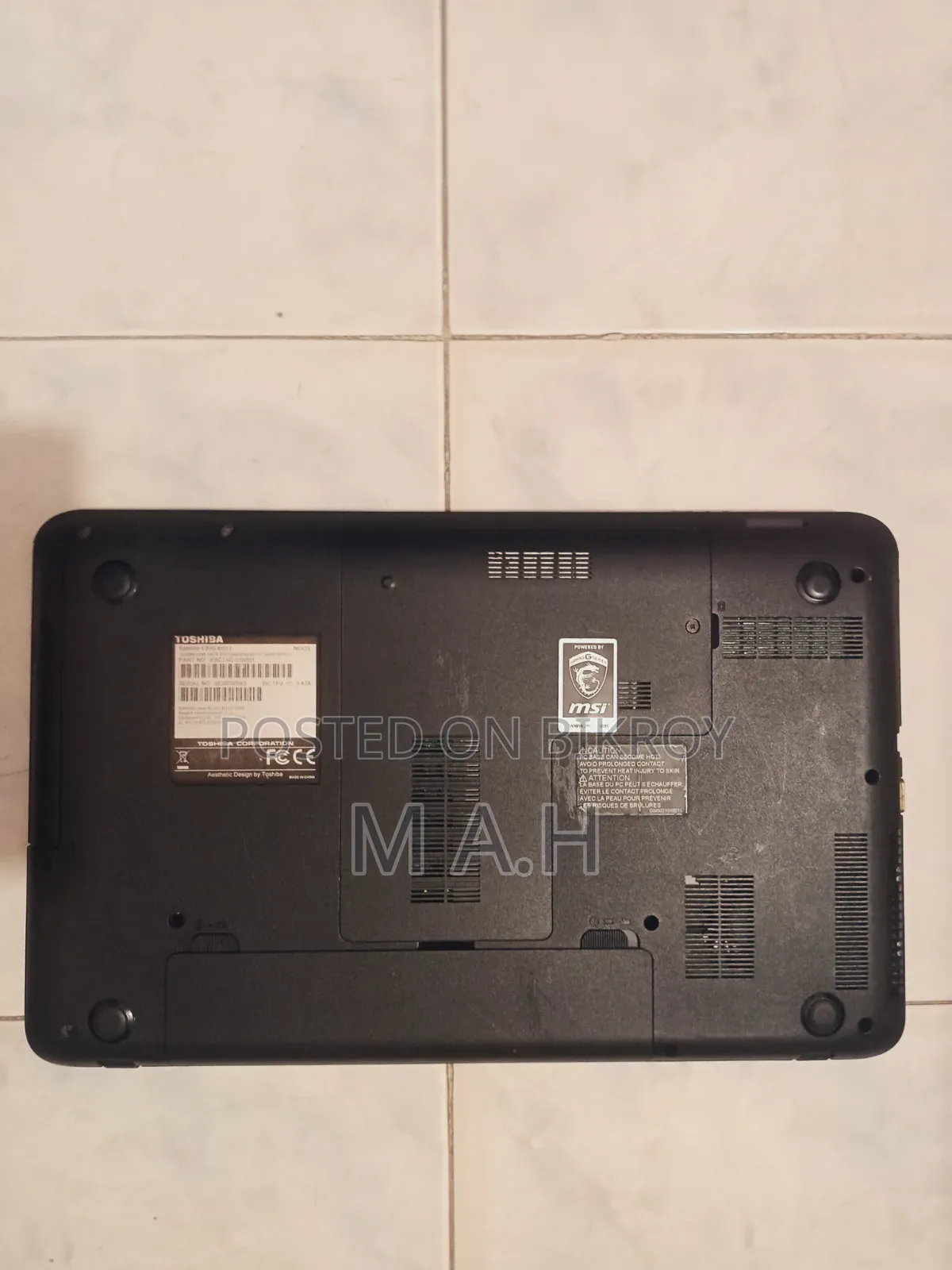 Laptop Toshiba Satellite C850 4GB Intel Core i3 HDD 320GB