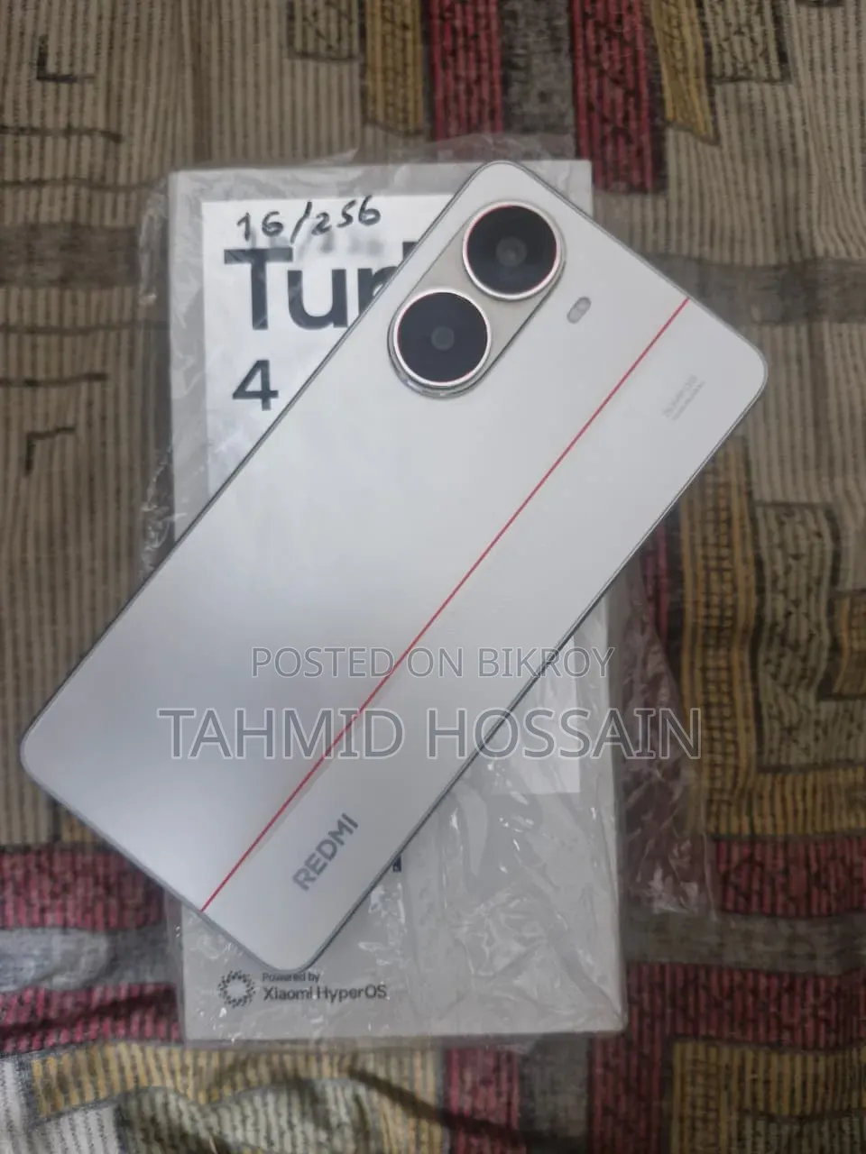 শাওমি রেডমি টার্বো ৪ ২৫৬ জিবি সাদা
