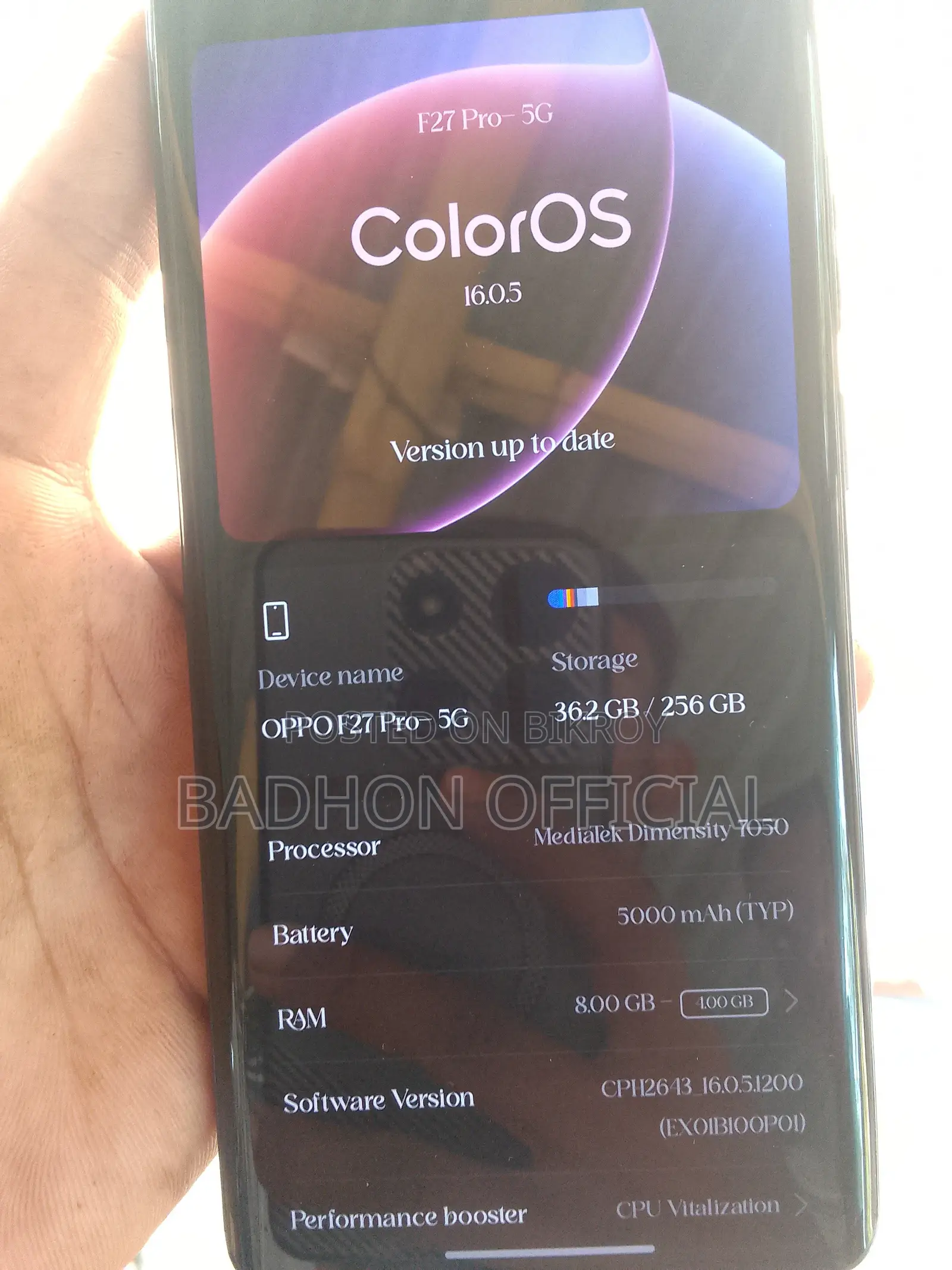 Oppo F27 Pro 5G 256 GB Black