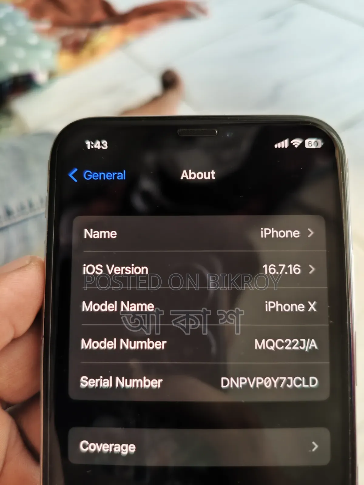 Apple iPhone X 256 GB White