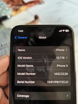 Apple iPhone X 256 GB White