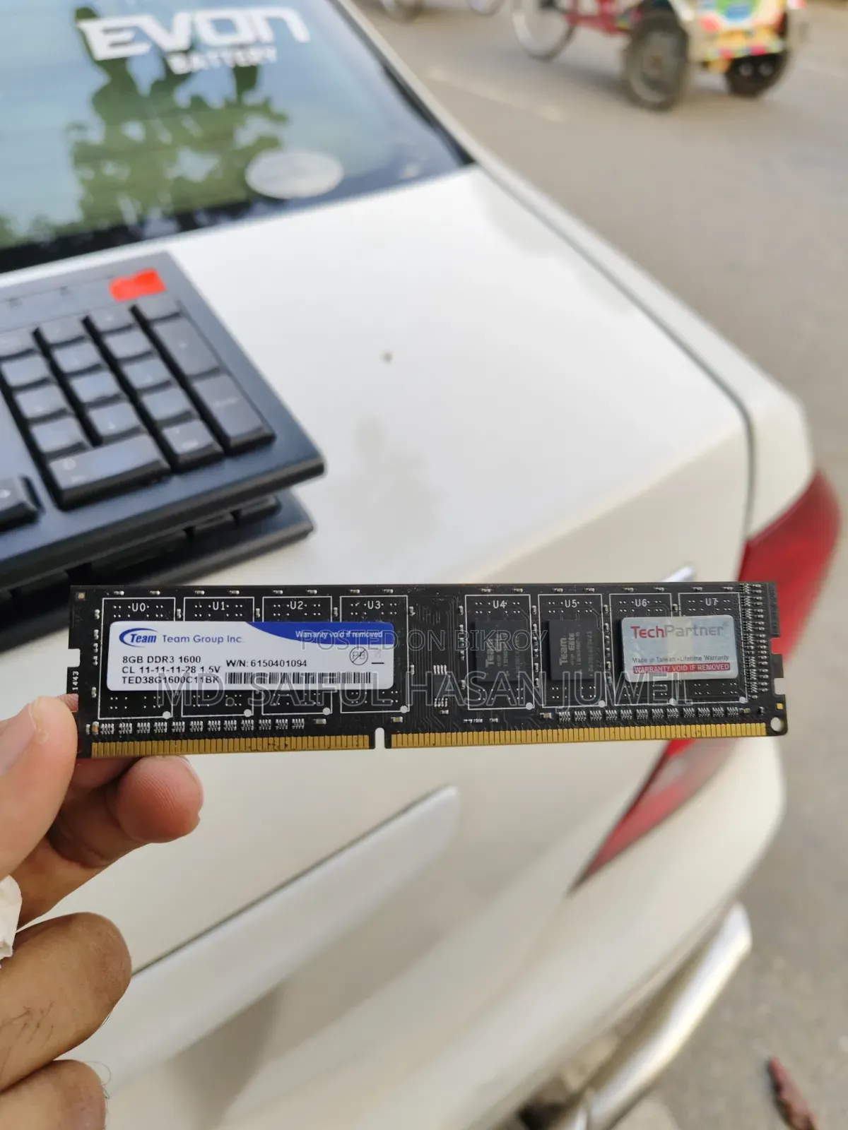 Team Elite 8GB Ram DDR3 1600