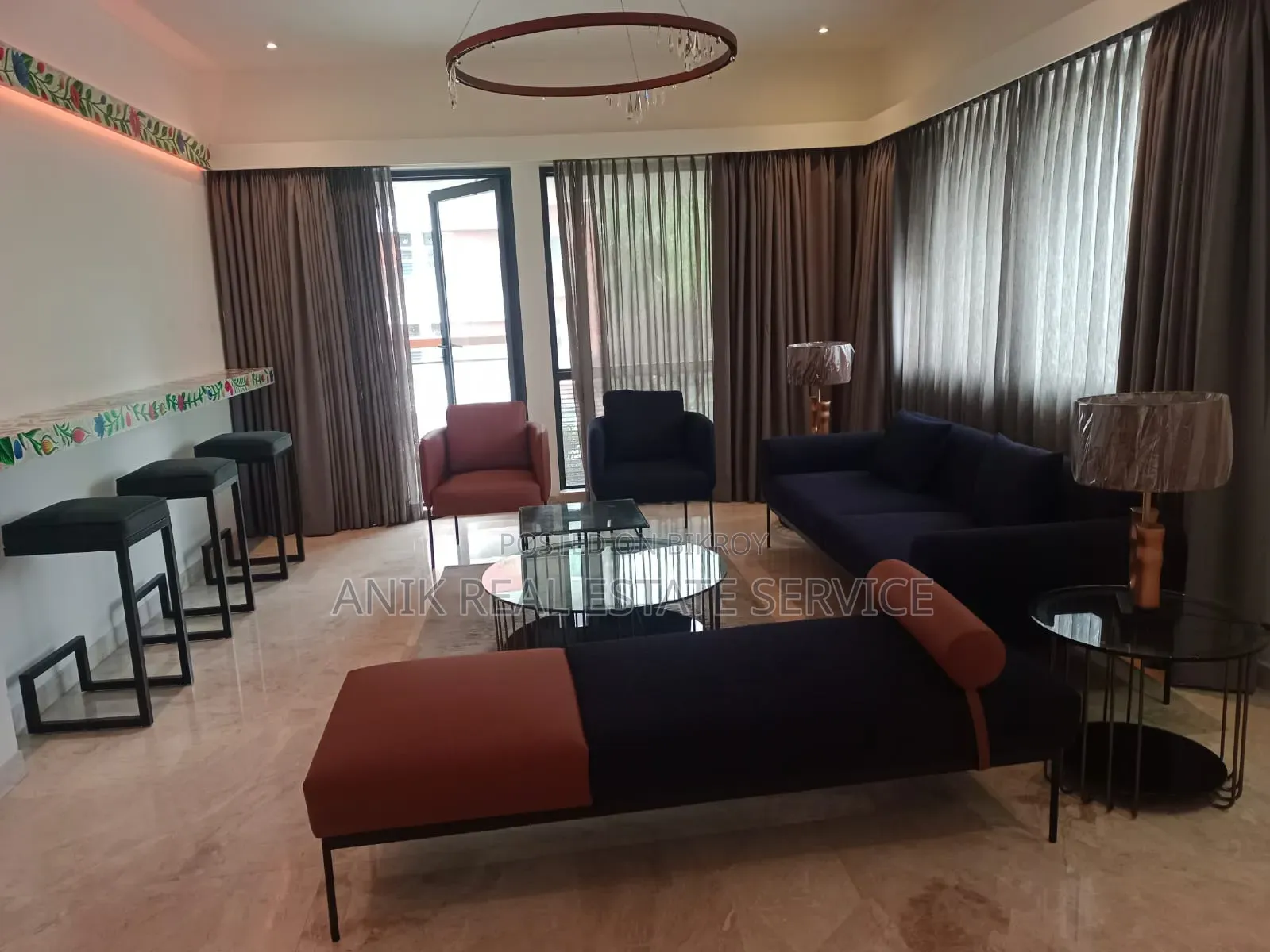Furnished 4-Bedroom Apartment in Anik Real Estate, Baridhara for Rent