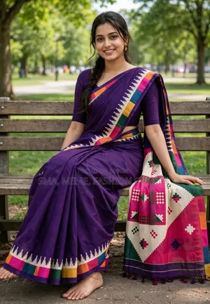 Chanderi Silk Saree With Blouse PCS
চান্দেরি সিল্ক শাড়ি