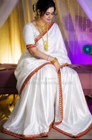 Indian Tuba Lama Silk Saree