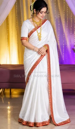 Indian Tuba Lama Silk Saree